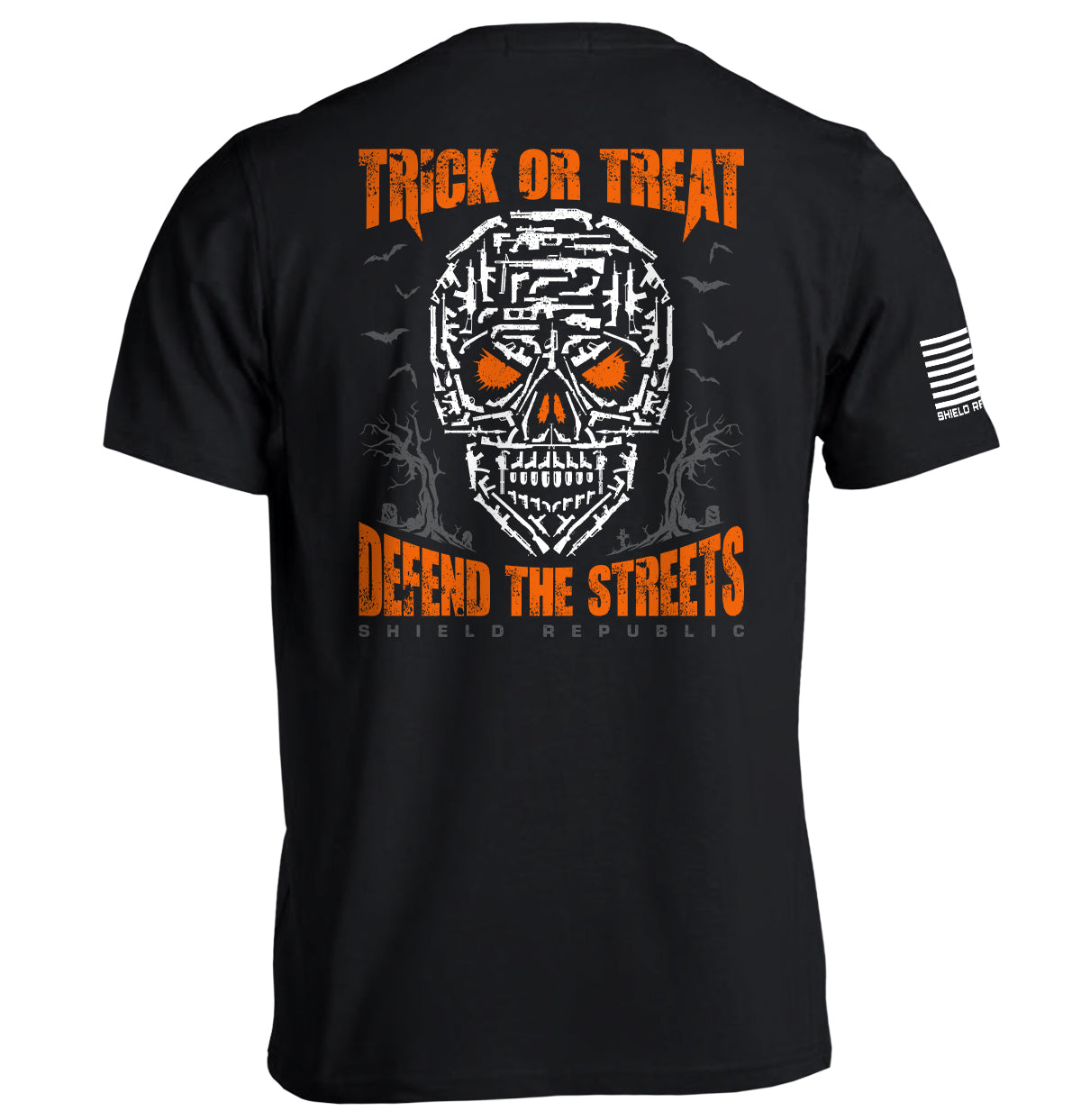 Shield Republic Trick or Treat Defend the Streets | Halloween Law Enforcement Apparel