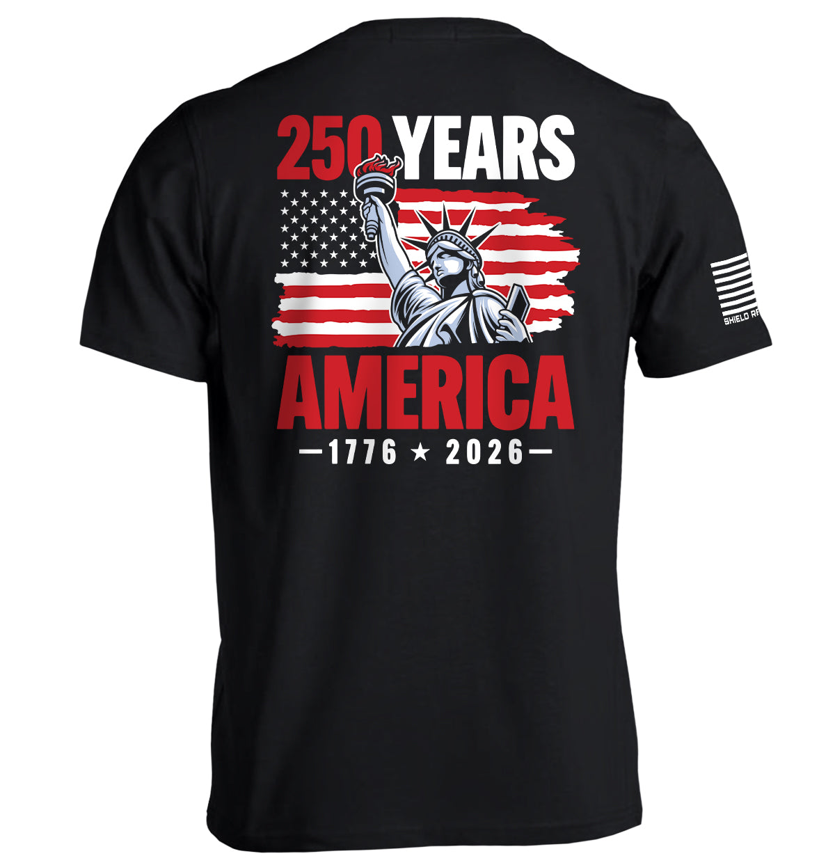 Shield Republic 250 Years Statue of Liberty
