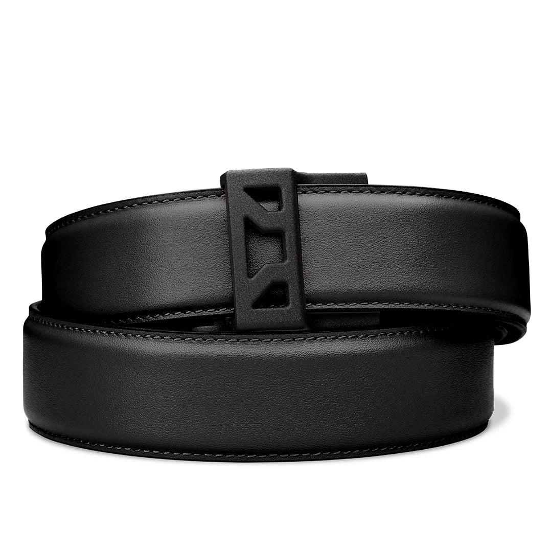 Kore Essentials Black Leather Gun Belt 1.5"