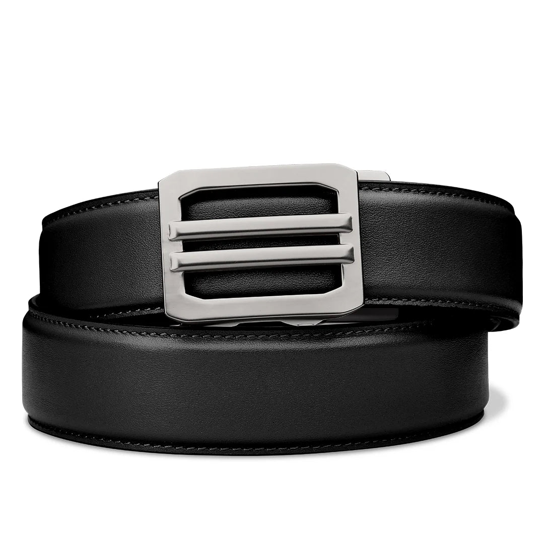 Kore Essentials Black Leather Gun Belt 1.5"