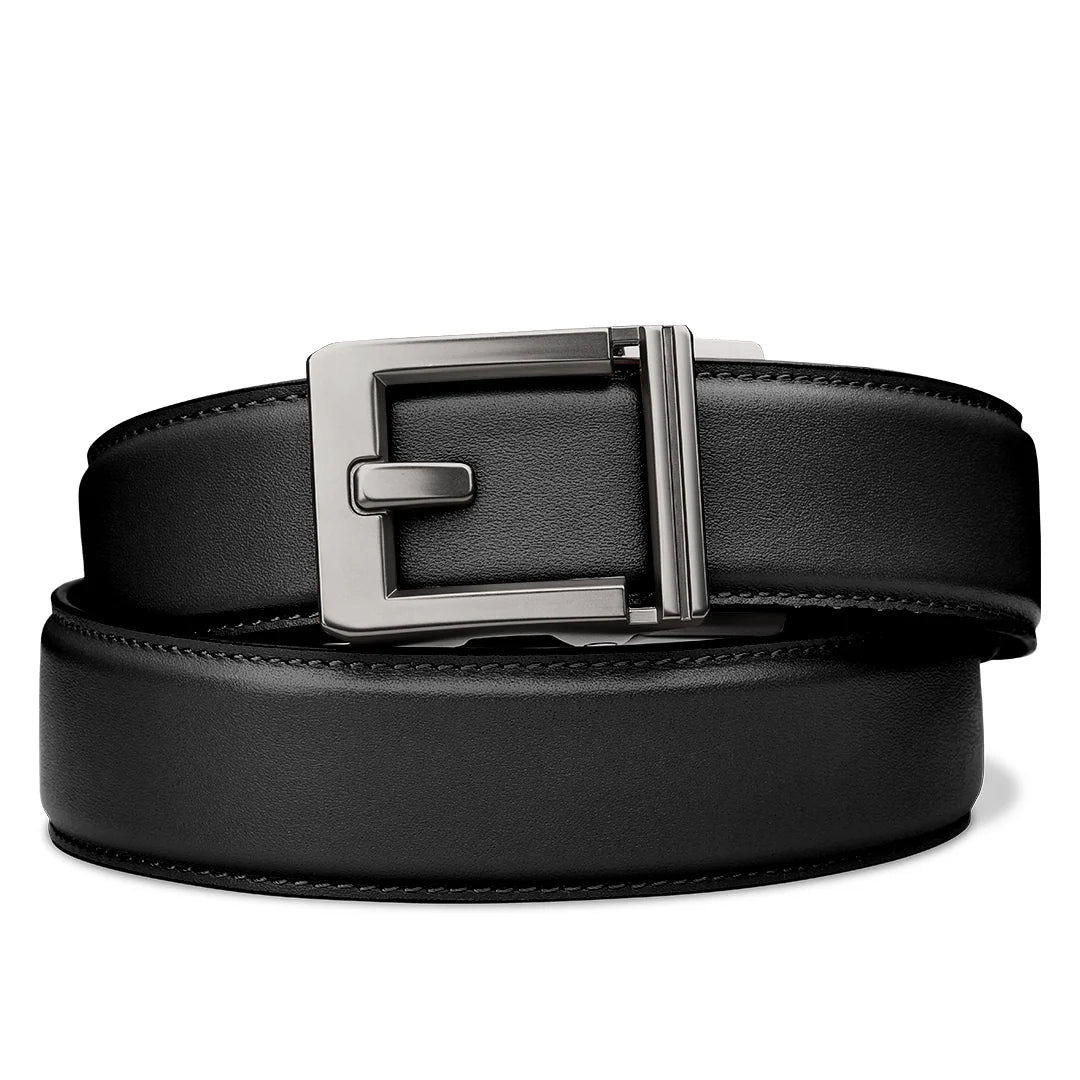 Kore Essentials Black Leather Gun Belt 1.5"