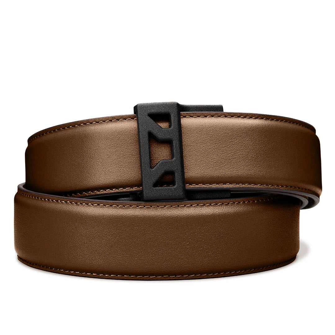 Kore Essentials Brown Leather Gun Belt 1.5"