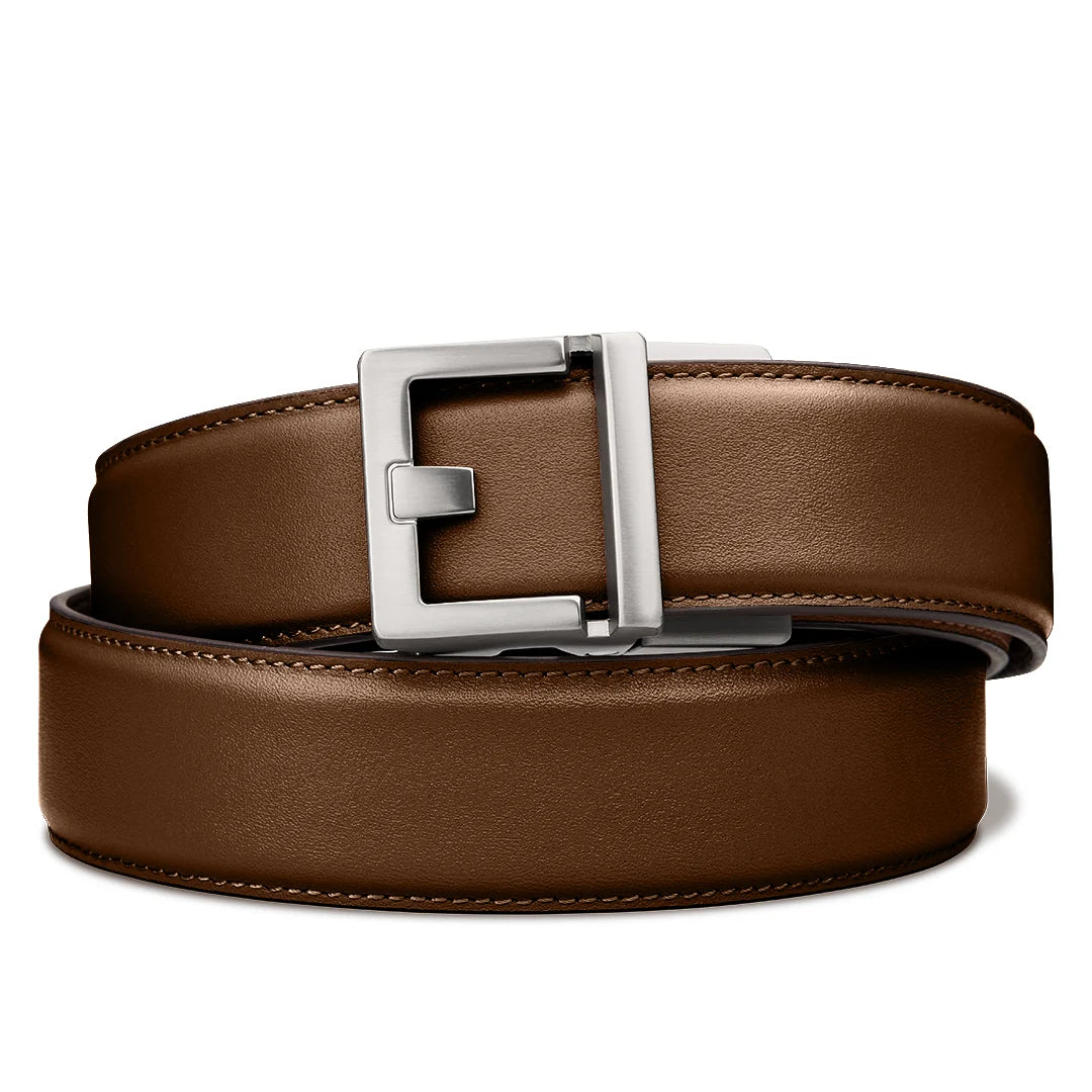 Kore Essentials Brown Leather Gun Belt 1.5"