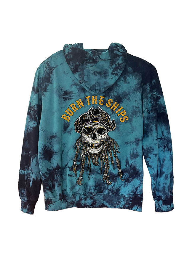 Burn The Ships Tie Dye Hoodie