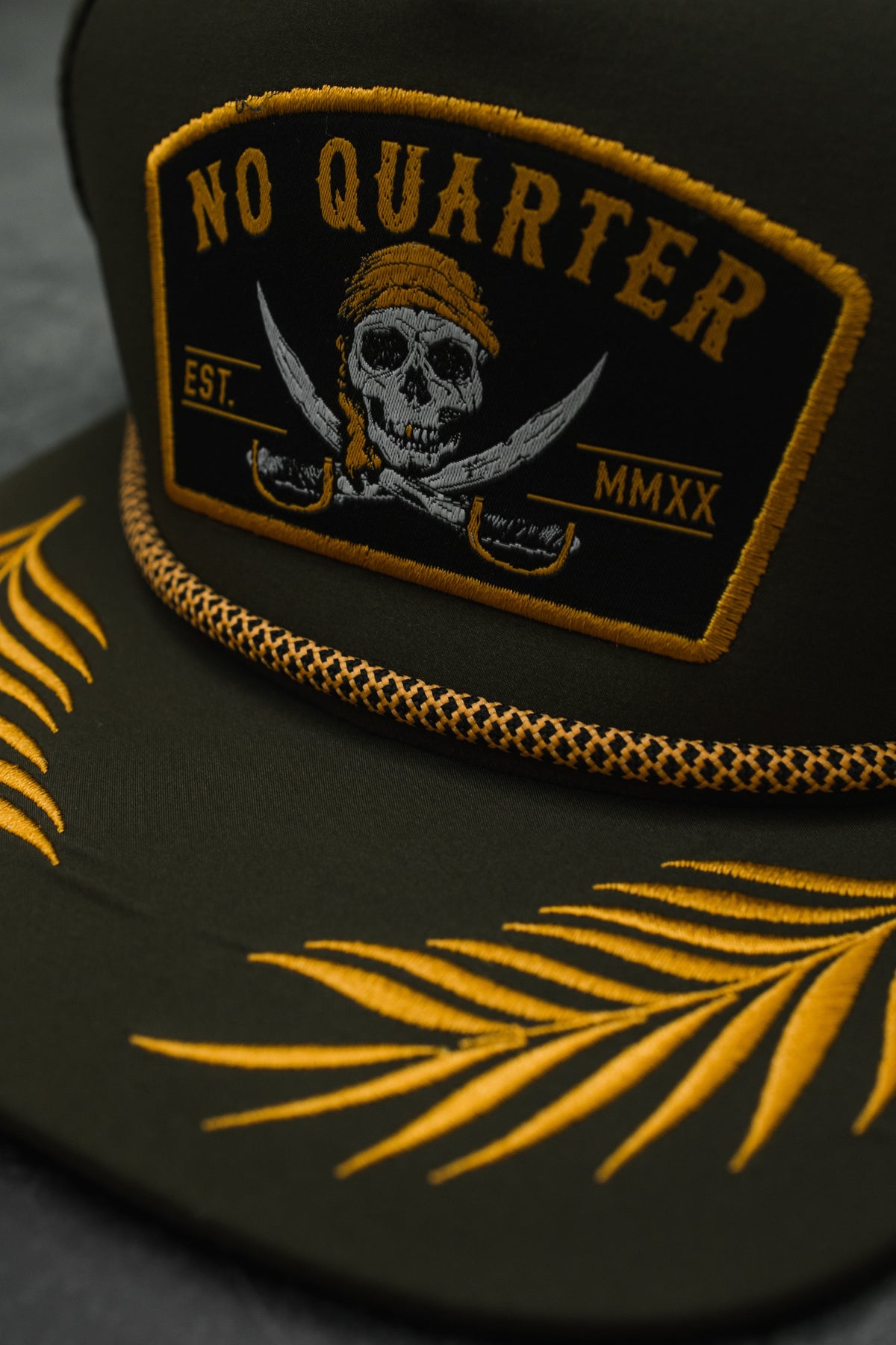 No Quarter Olive Snapback