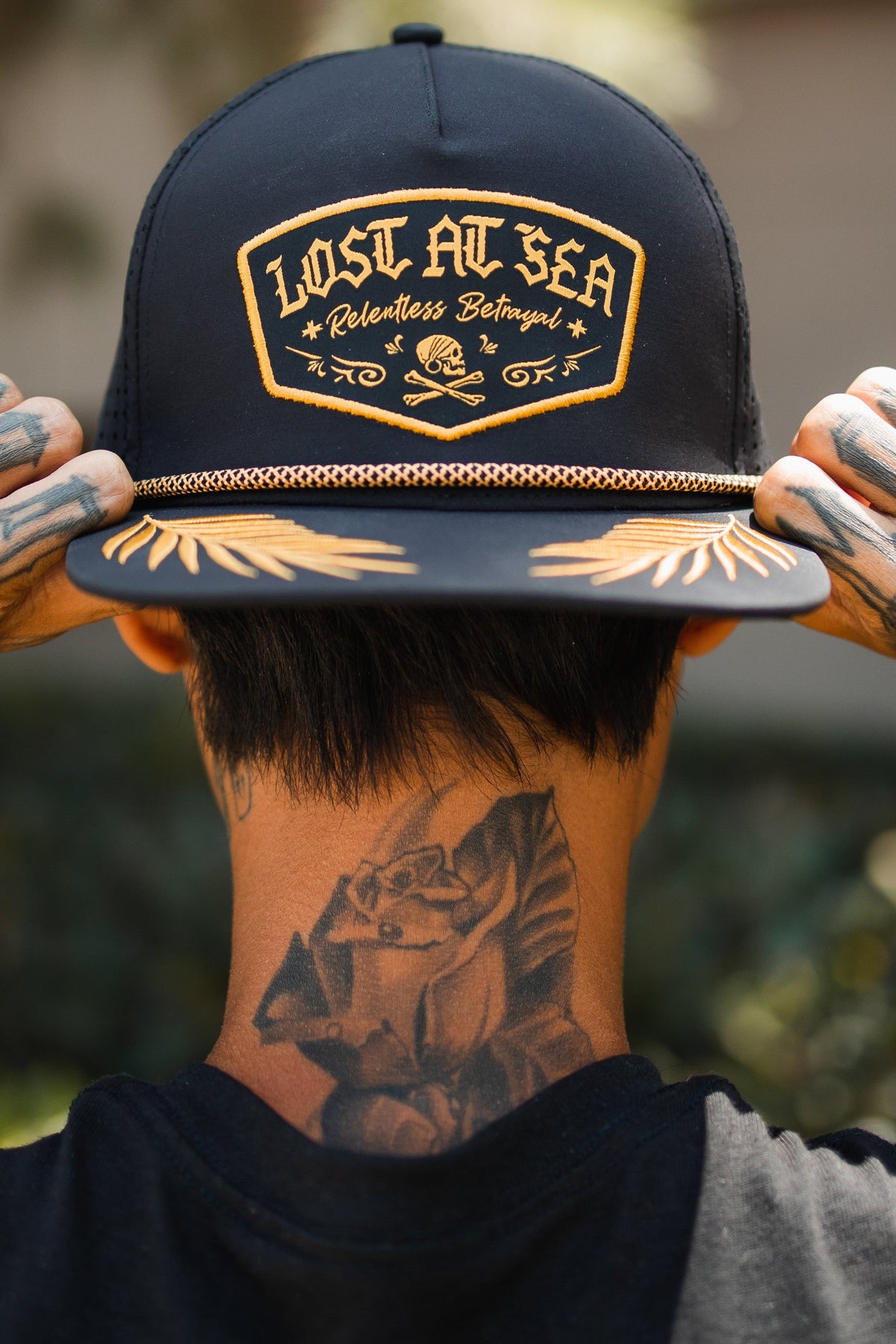 Lost At Sea BLACKOUT Snapback