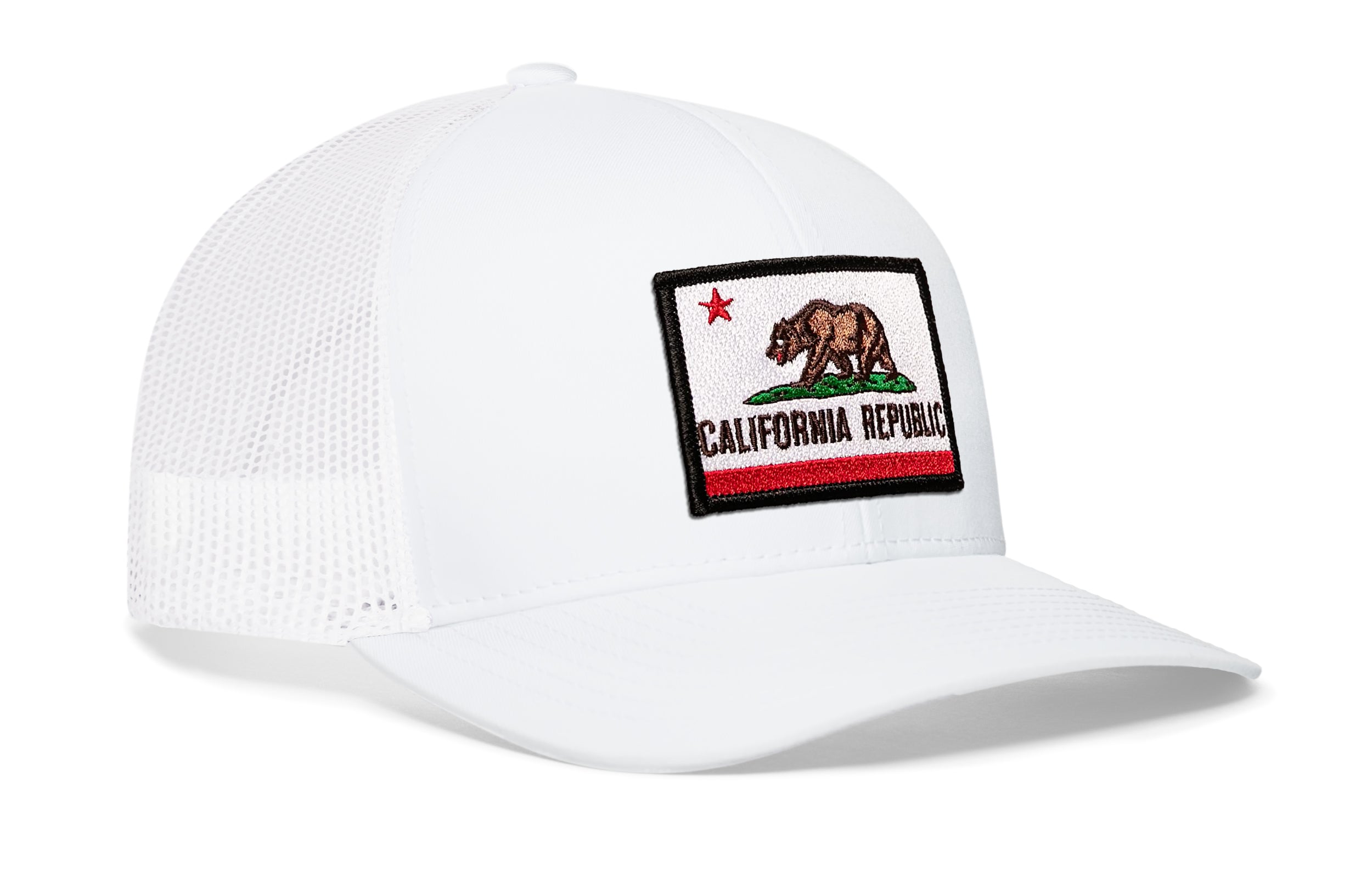 California Flag Trucker Hat  |  CA Snapback