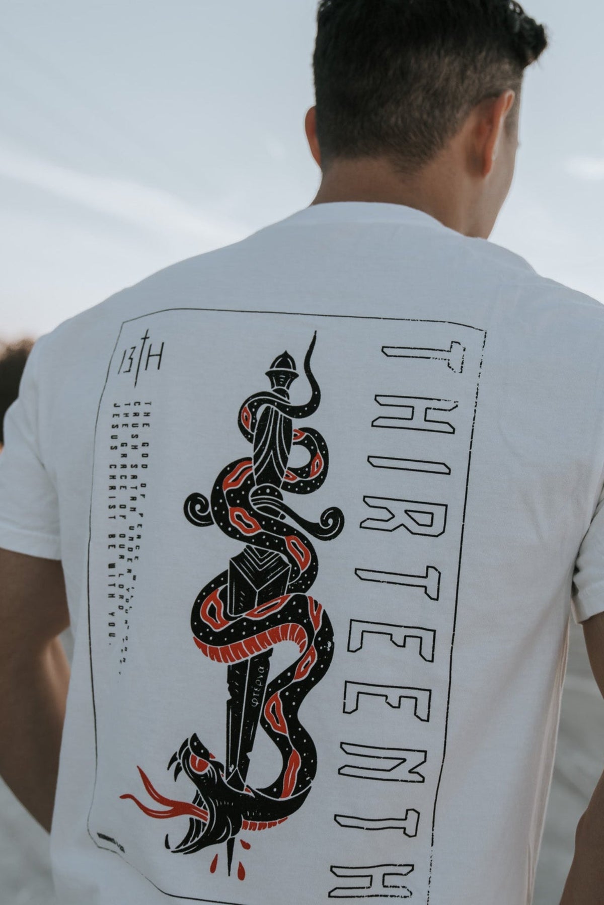 Lucifer's Demise Premium Tee- White