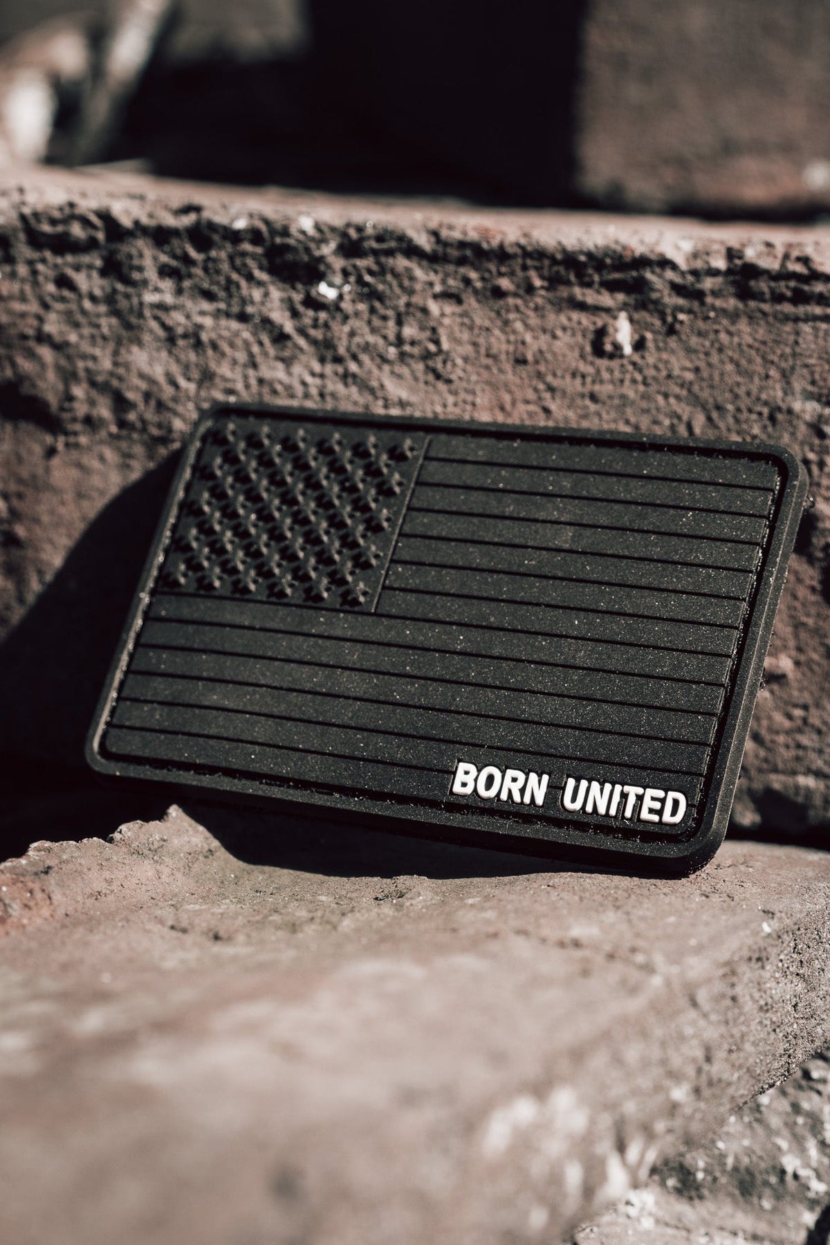 American Flag PVC Patch - Blackout