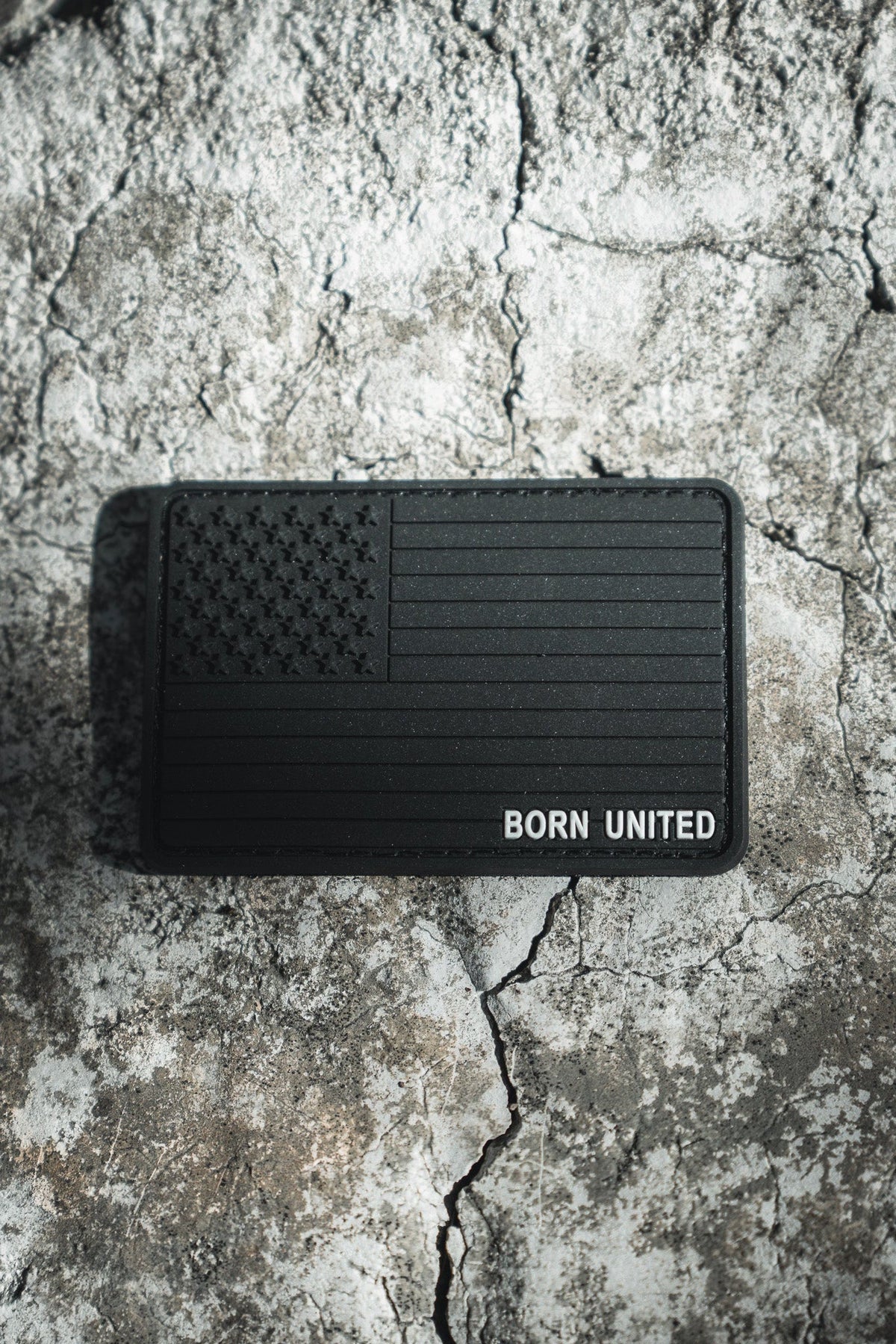 American Flag PVC Patch - Blackout