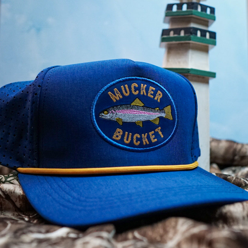 Rainbow Trout Blue Bucket