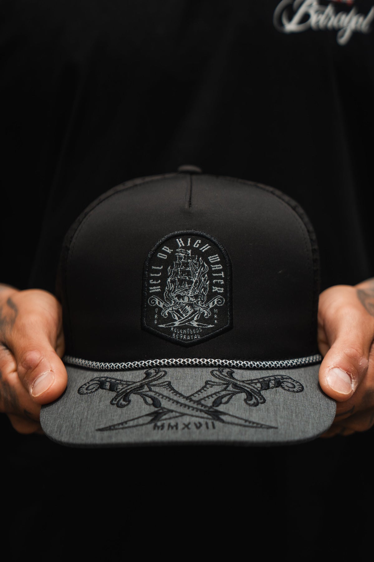 Hell or High Water Gray Snapback