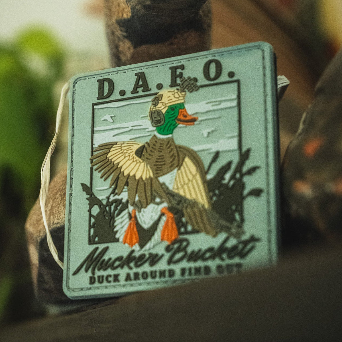 Mucker Bucket Duck Around & Find Out PVC Patch | Duck Hunting Morale Patch