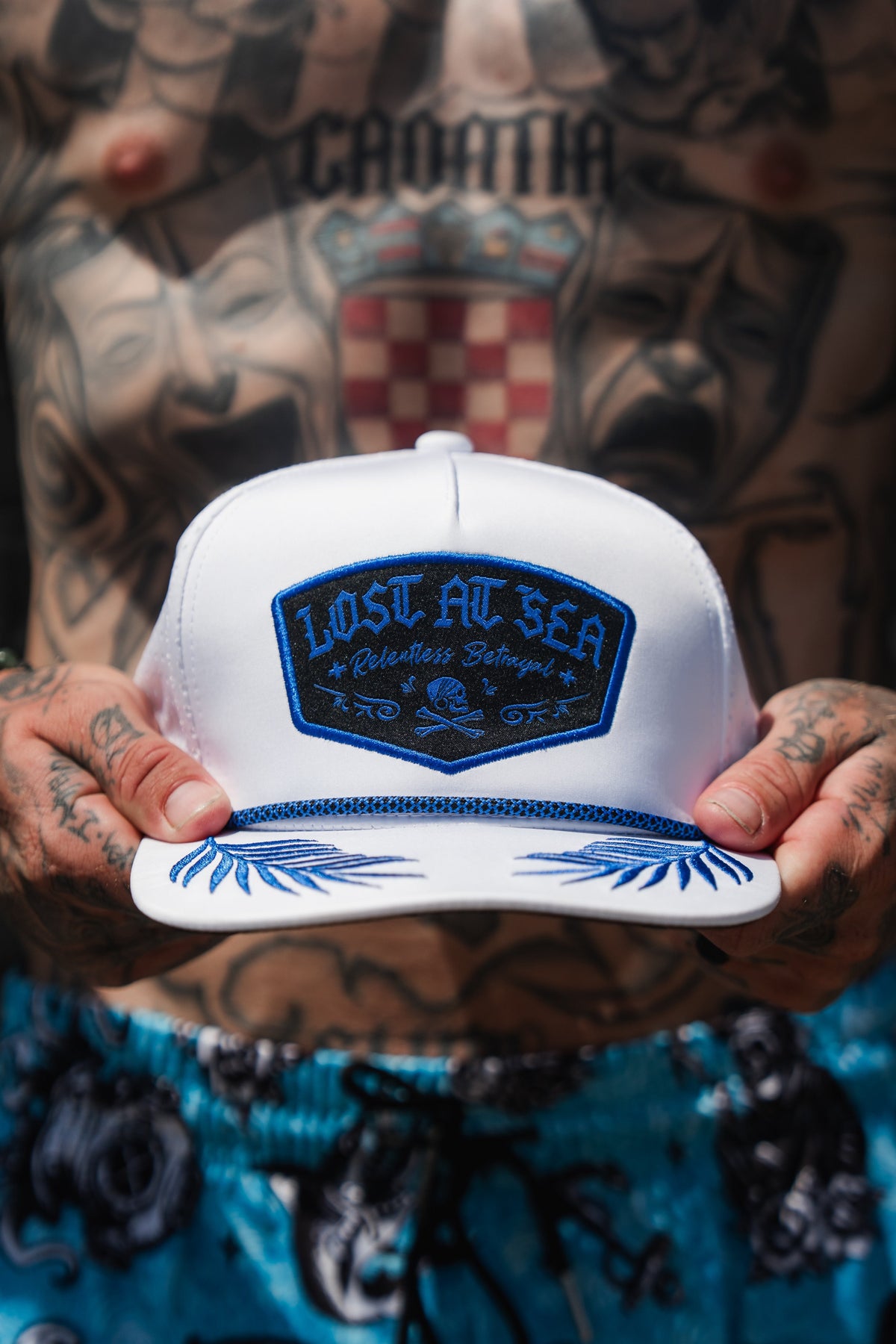 Lost At Sea WHITEOUT Snapback