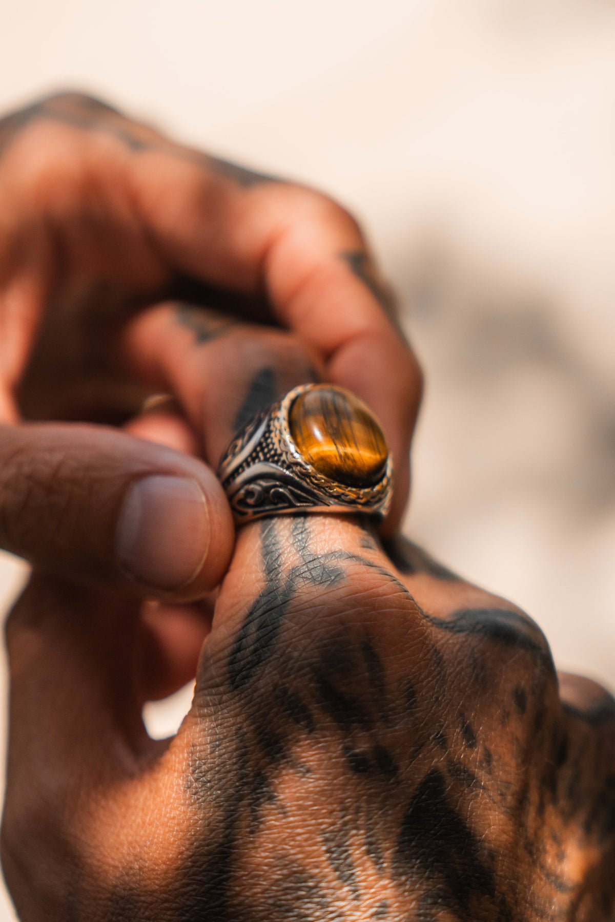 Imperial Tiger's Eye Ring