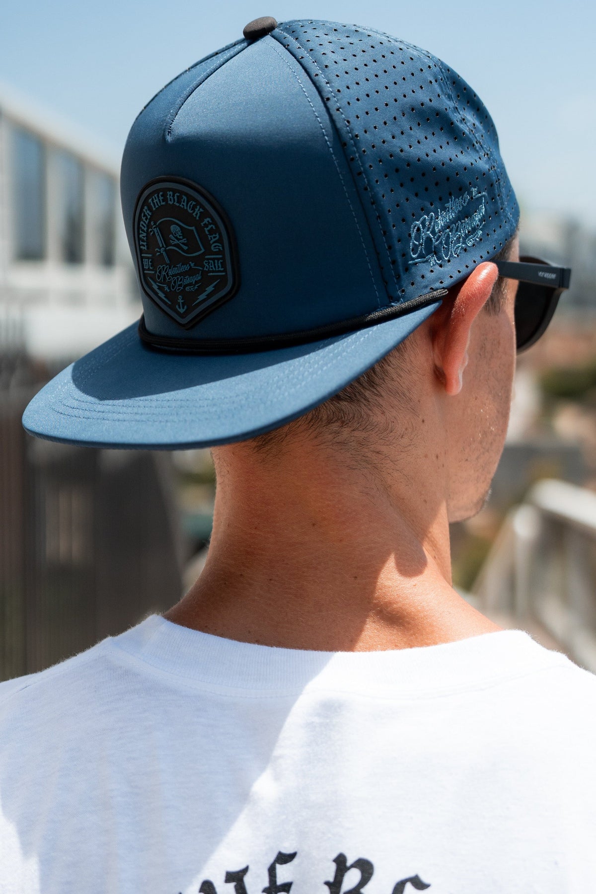 Black Flag Slate Snapback