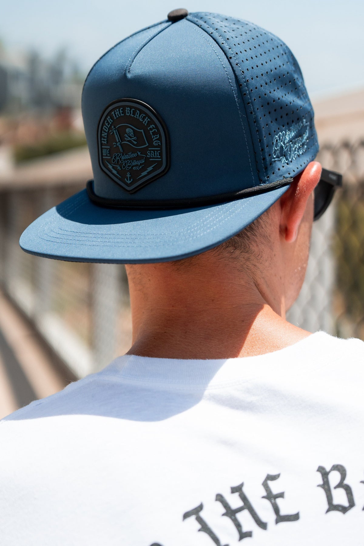 Black Flag Slate Snapback