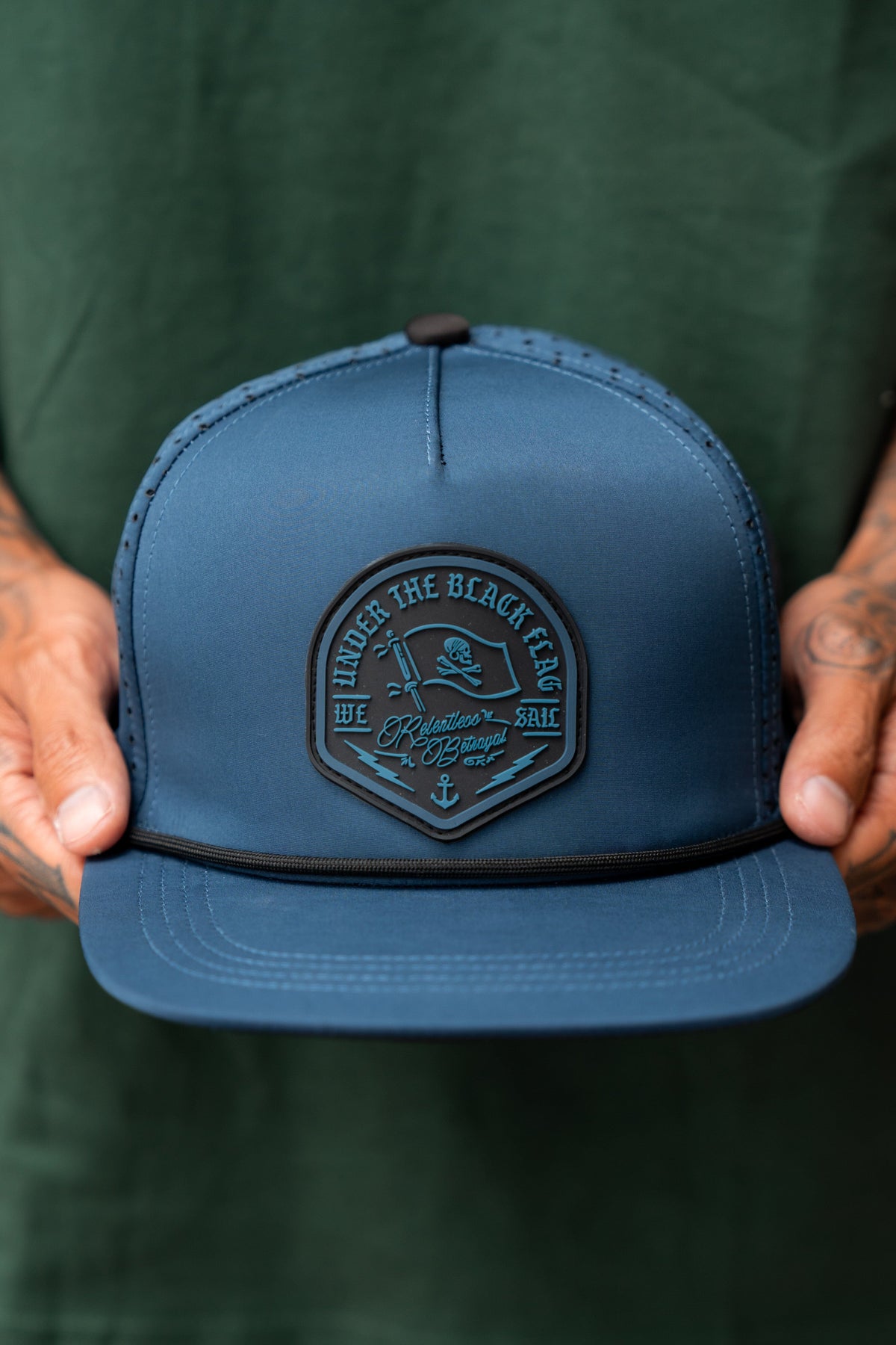 Black Flag Slate Snapback