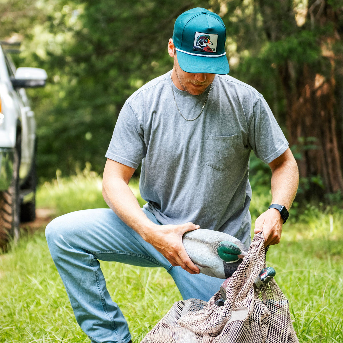 "Duck It" OG Green Wood Duck Bucket