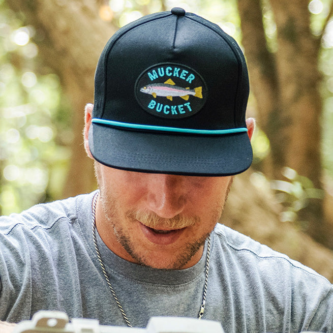 Mucker Bucket Rainbow Trout Bucket Hat | Fishing & Outdoor Hat