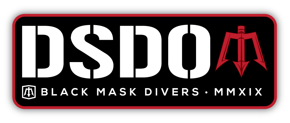 Black Mask Divers D.S.D.O. Sticker