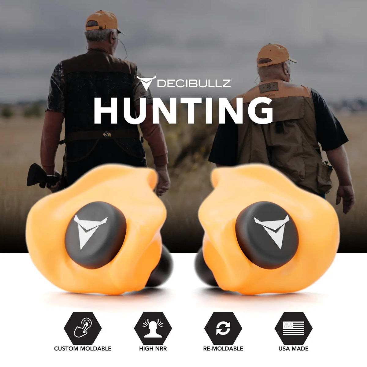 Decibullz Custom Molded Earplugs 31dB NRR