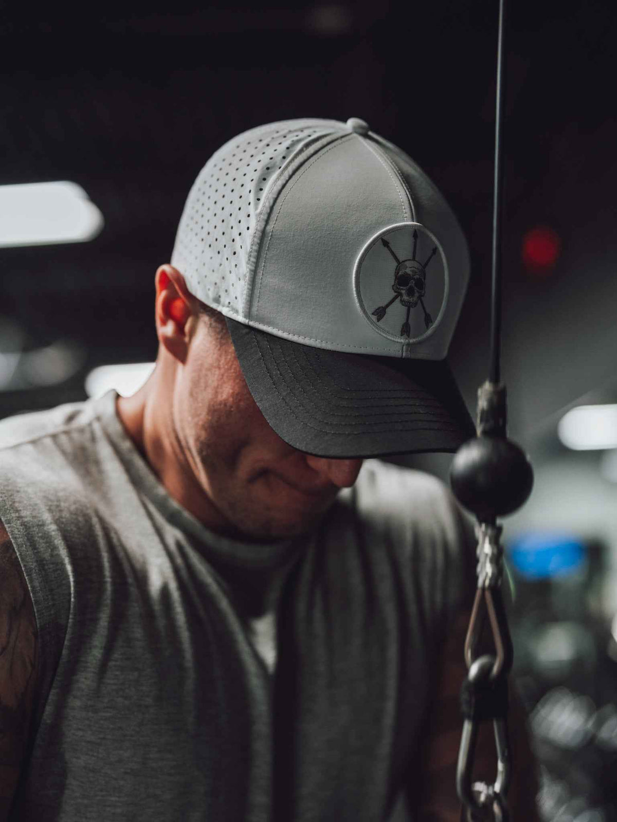 Alpha Country VARSITY CAP : WHITE