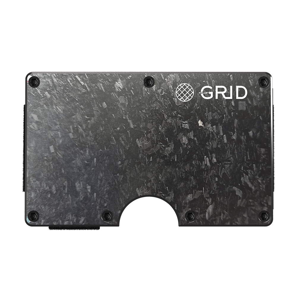 Grid Wallet Forged Carbon