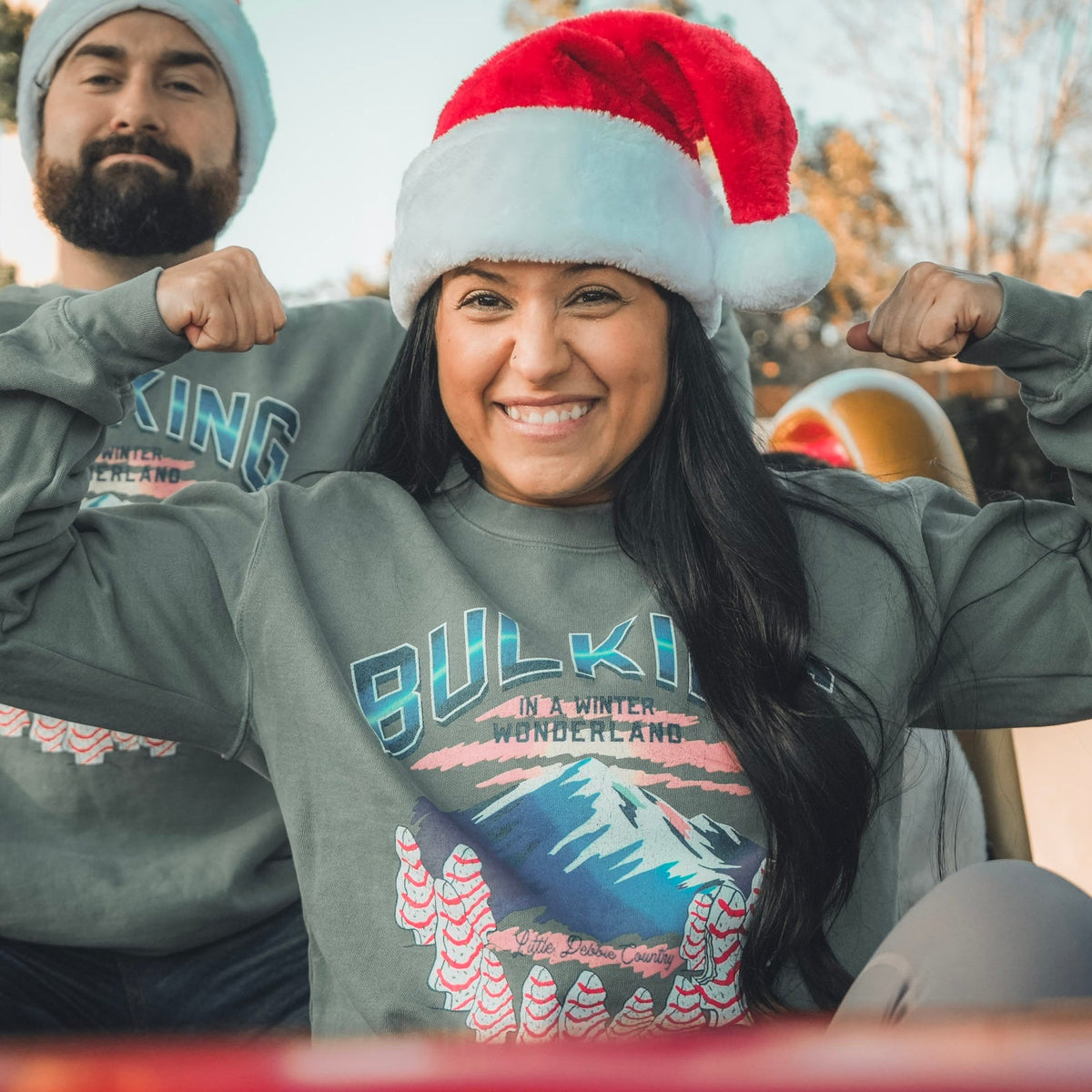 Bulking in a Winter Wonderland - Premium Crewneck