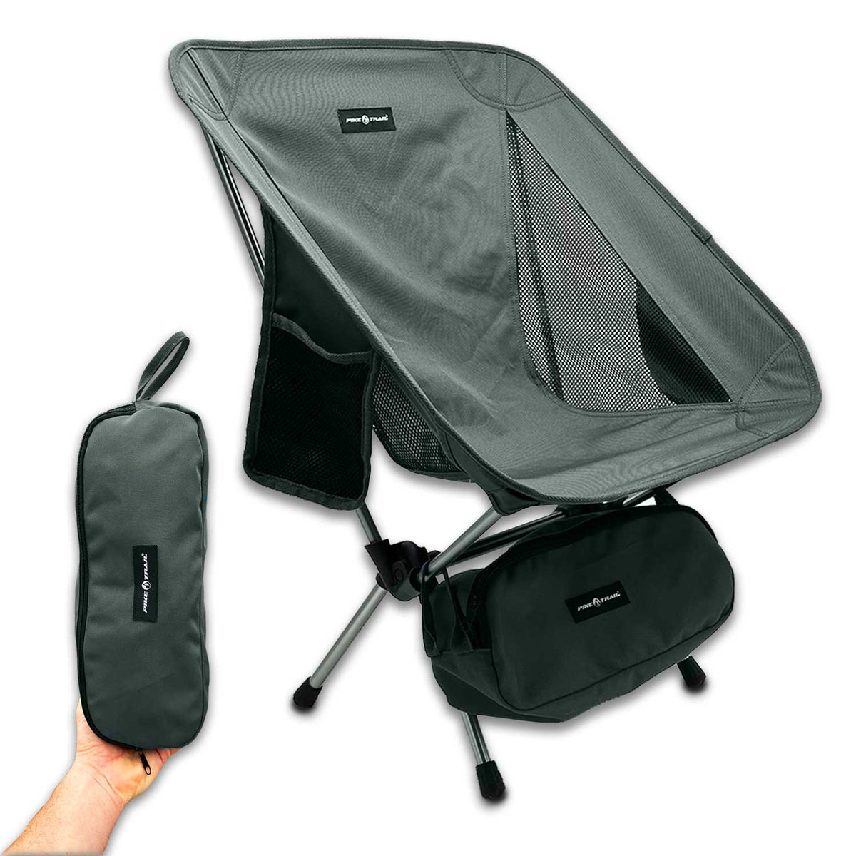 Pike Trail Ultralight Compact Camping Chair | Portable Outdoor Folding Chair