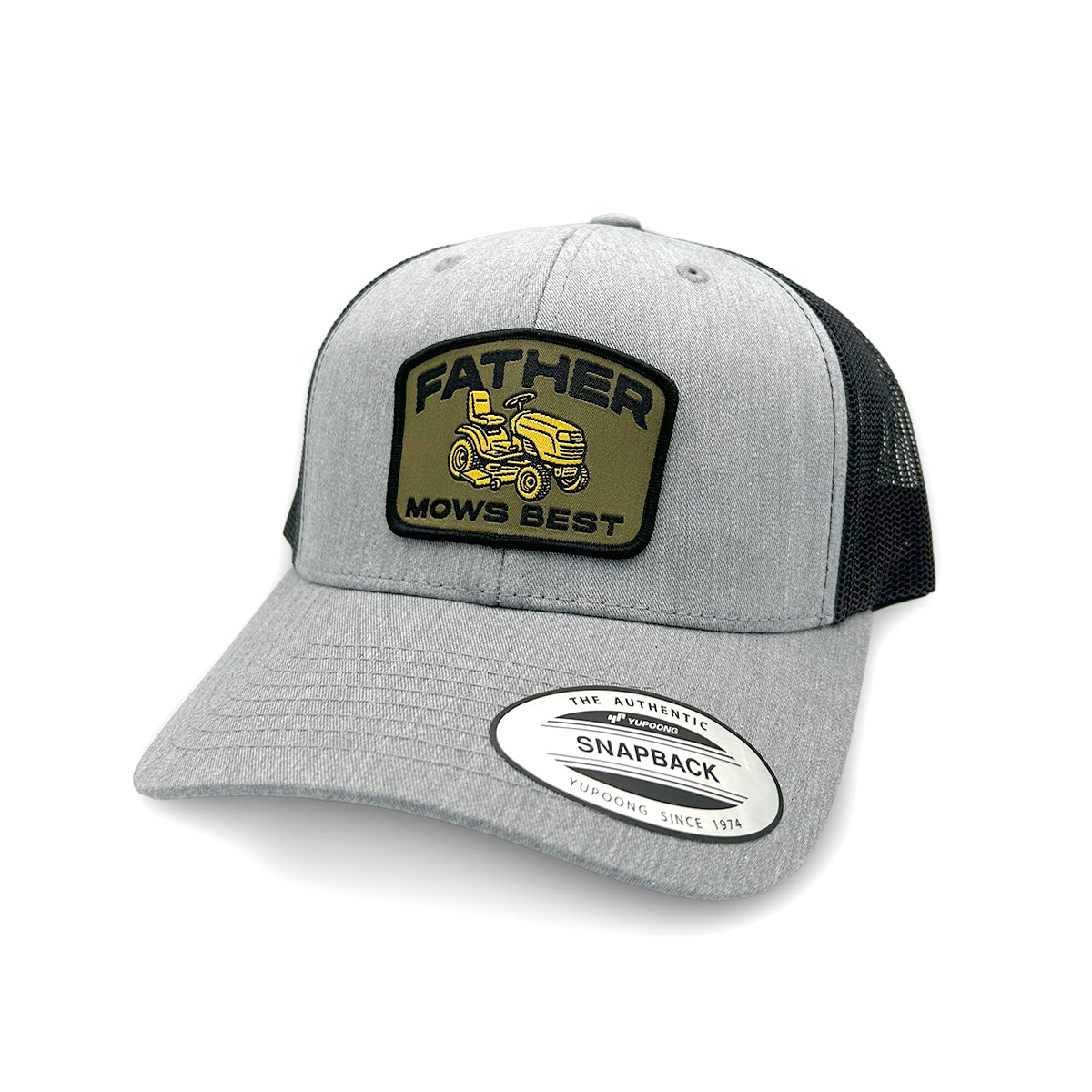 Shield Republic Father Mows Best Green (Woven Patch)