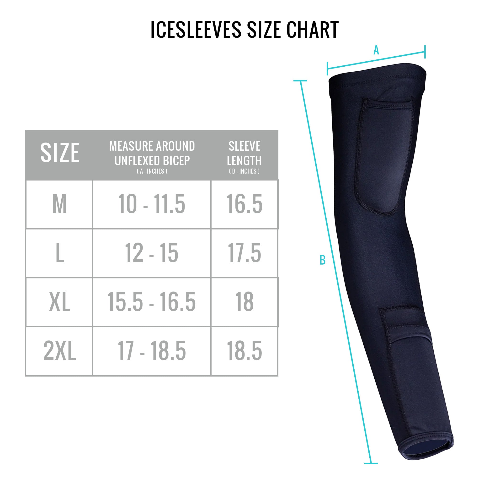ICESLEEVES Cooling & Warming Arm Sleeves - UPF 50 Protection