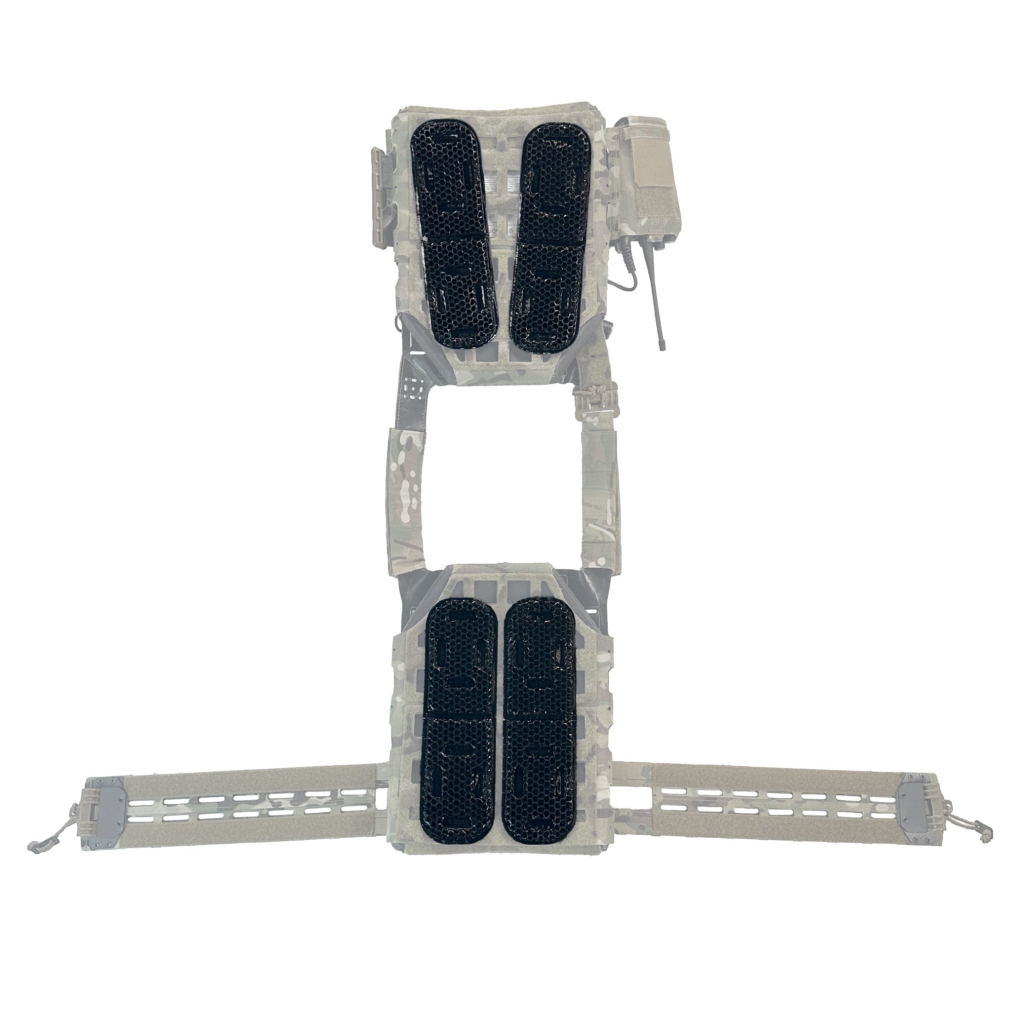 ICEVENTS® Classic Plate Carrier Ventilation Pontoons (Crye AVS Harness Pad Set)