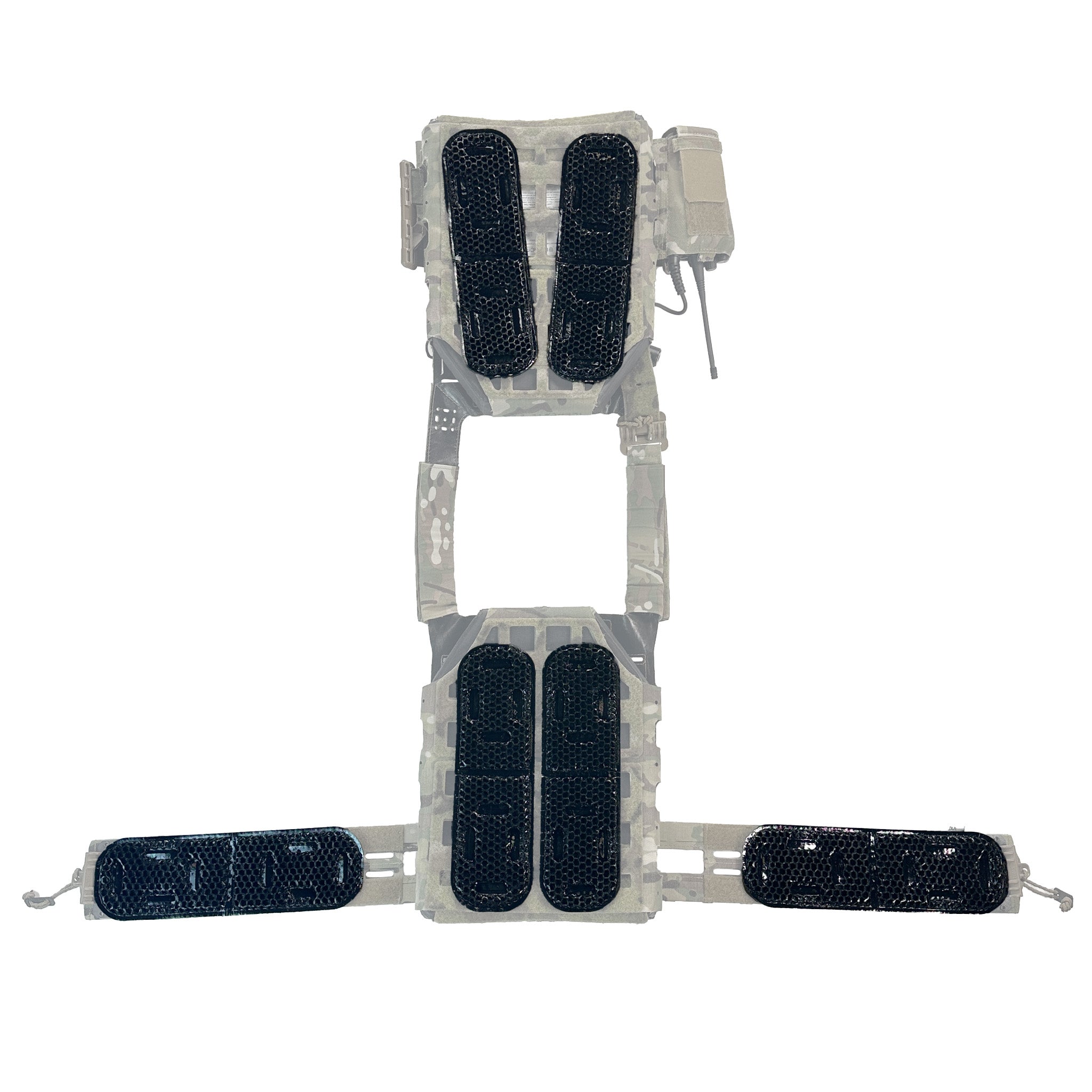 ICEVENTS® Classic Plate Carrier Ventilation Pontoons (Crye AVS Harness Pad Set)
