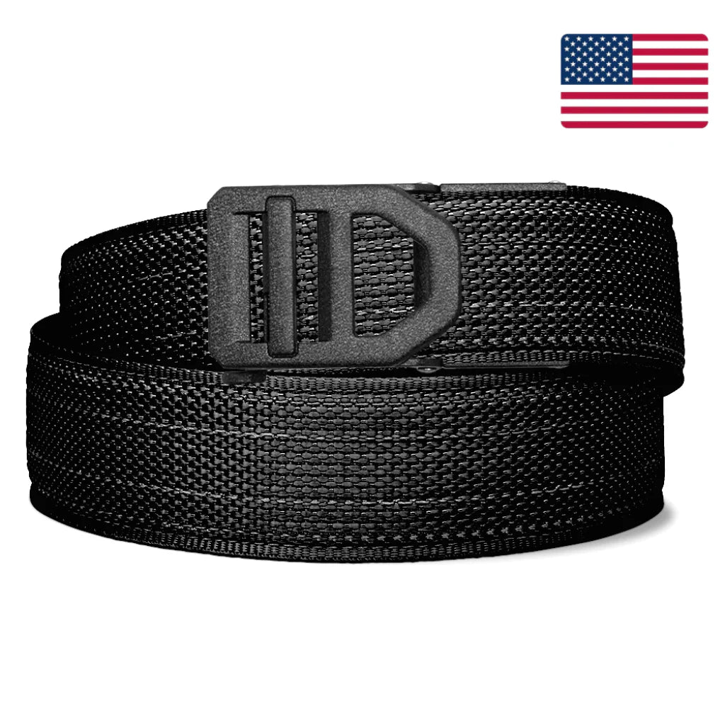 Kore Essentials USA BLACK TACTICAL NYLON GUN BELT 1.5"