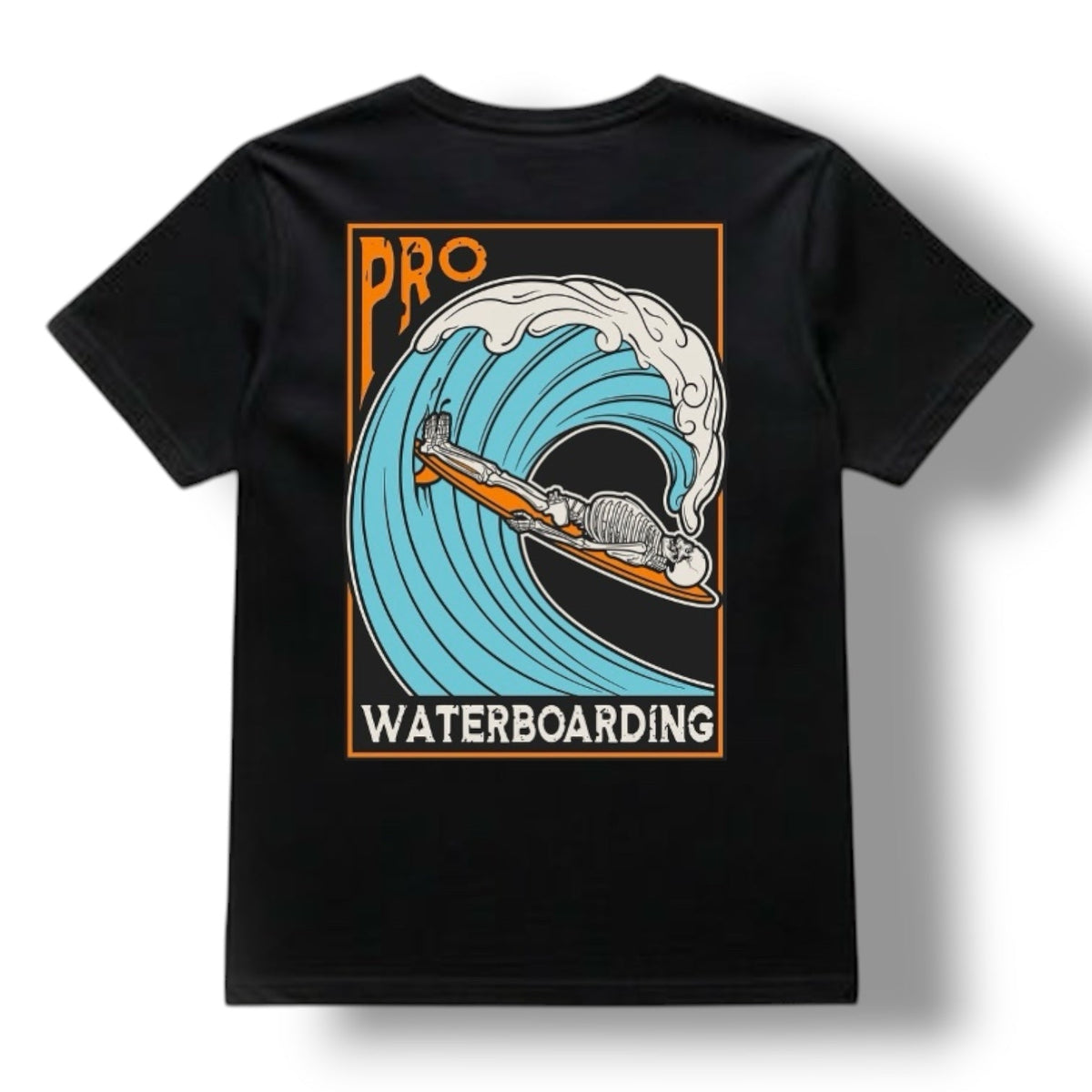 DIRECT ACTION APPAREL WATERBOARDING TEE (BLACK)