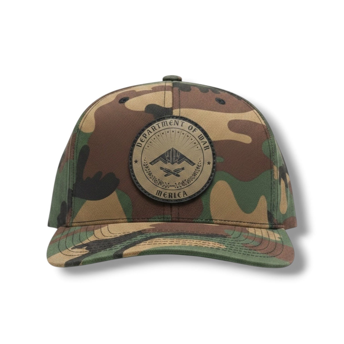 DIRECT ACTION APPAREL WAR DEPT SNAPBACK PATCH HAT (WOODLAND)