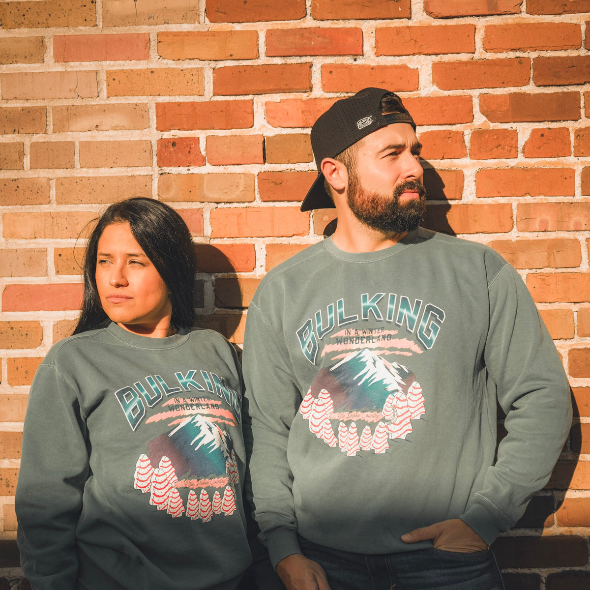 Bulking in a Winter Wonderland - Premium Crewneck