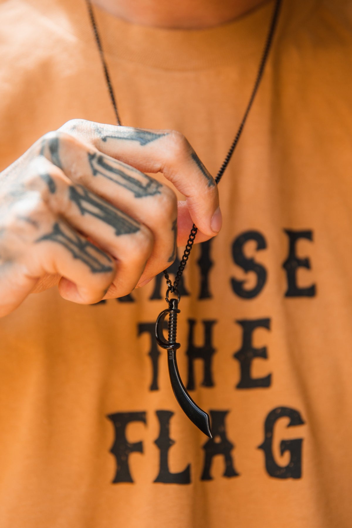 Relentless Betrayal Broadsword Necklace | Sword Pendant Necklace