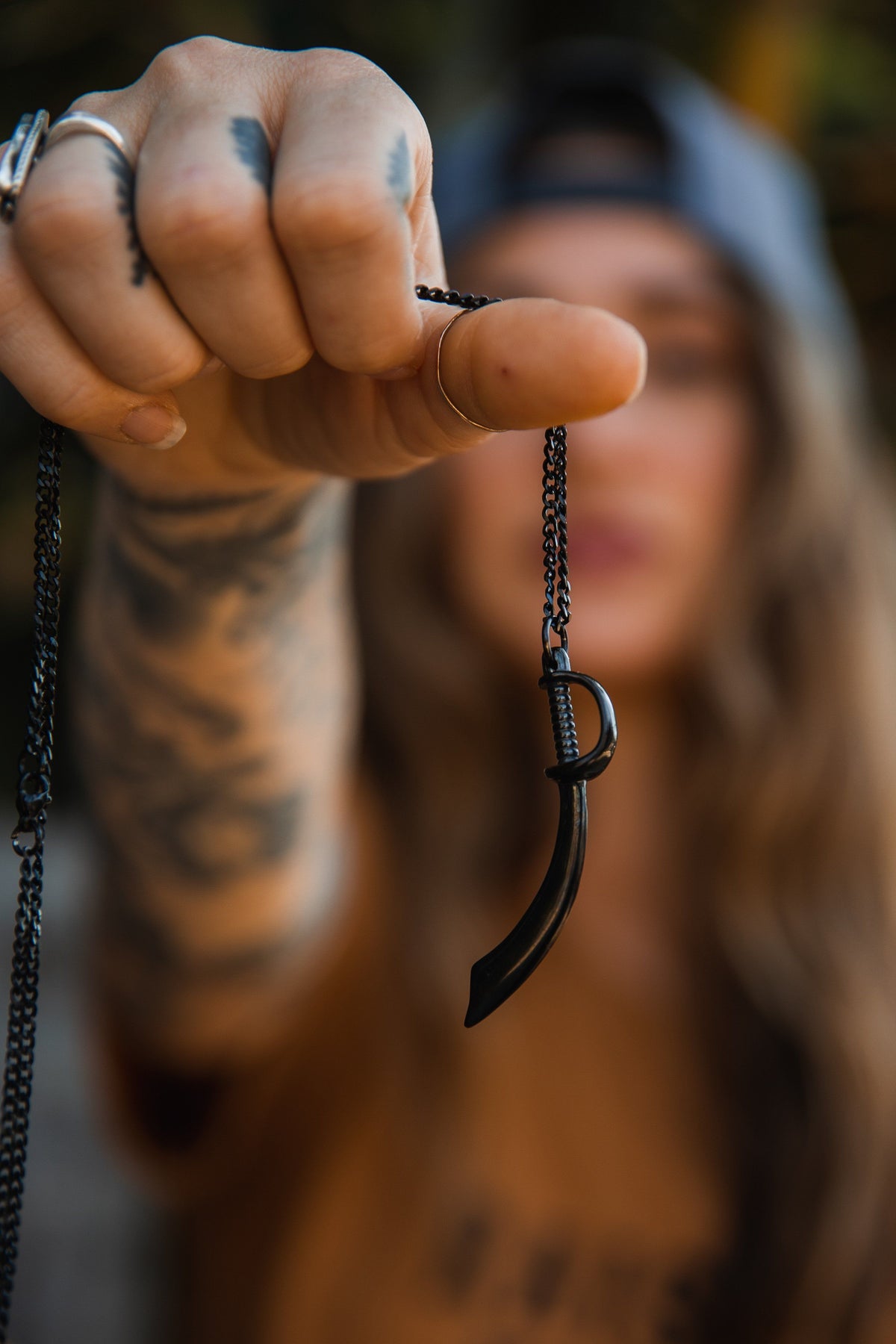 Relentless Betrayal Broadsword Necklace | Sword Pendant Necklace