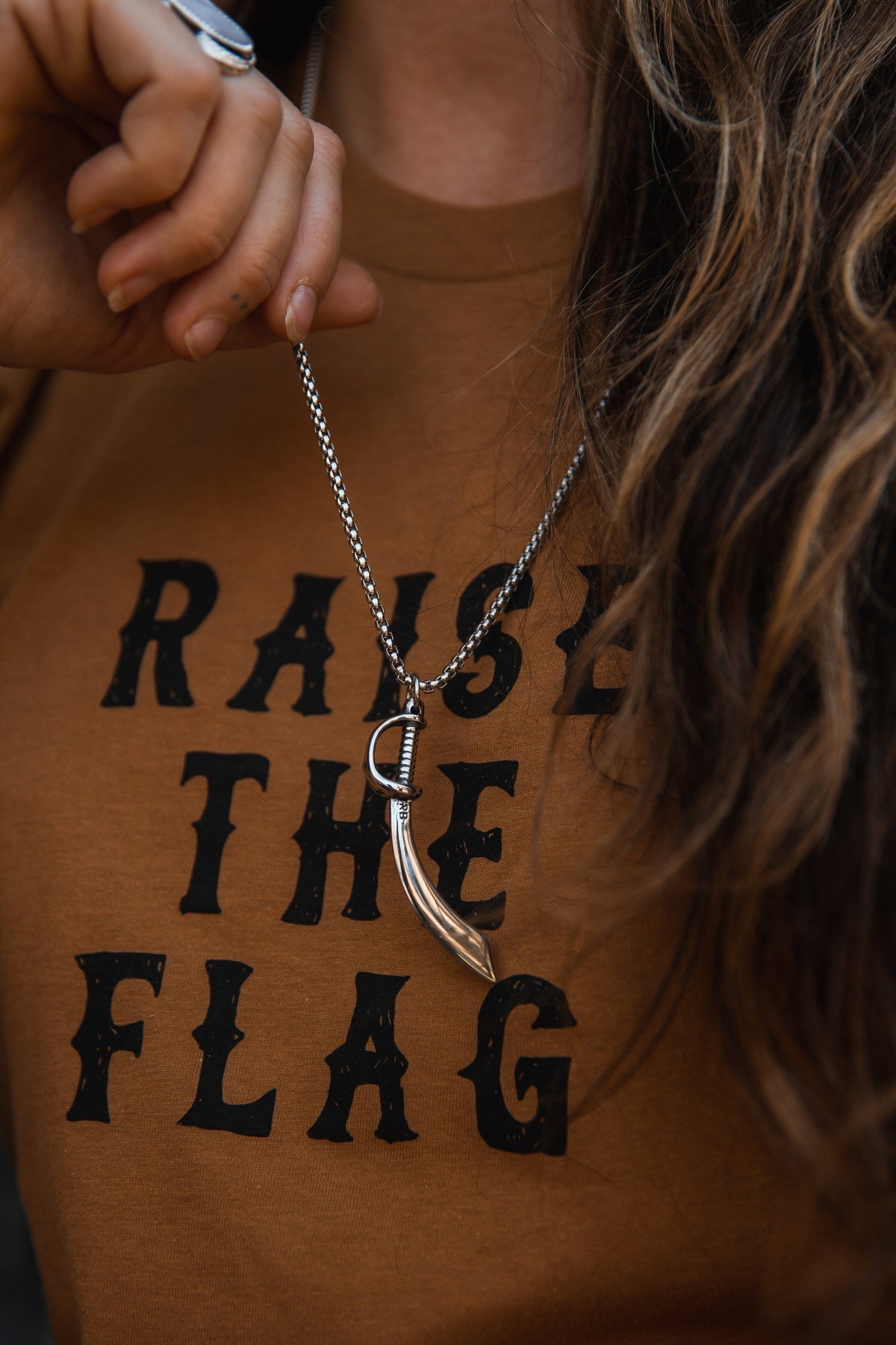 Relentless Betrayal Broadsword Necklace | Sword Pendant Necklace