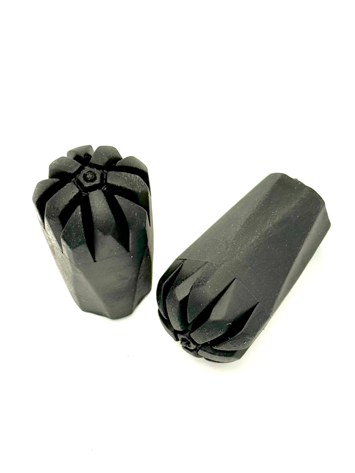 Pike Trail Extra Thick Rubber Trekking Pole Tips – Wear-Resistant Replacement Tips for Hiking & Walking Poles