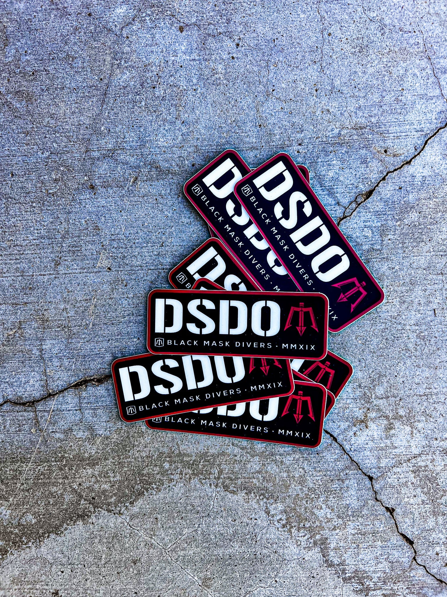 Black Mask Divers D.S.D.O. Sticker