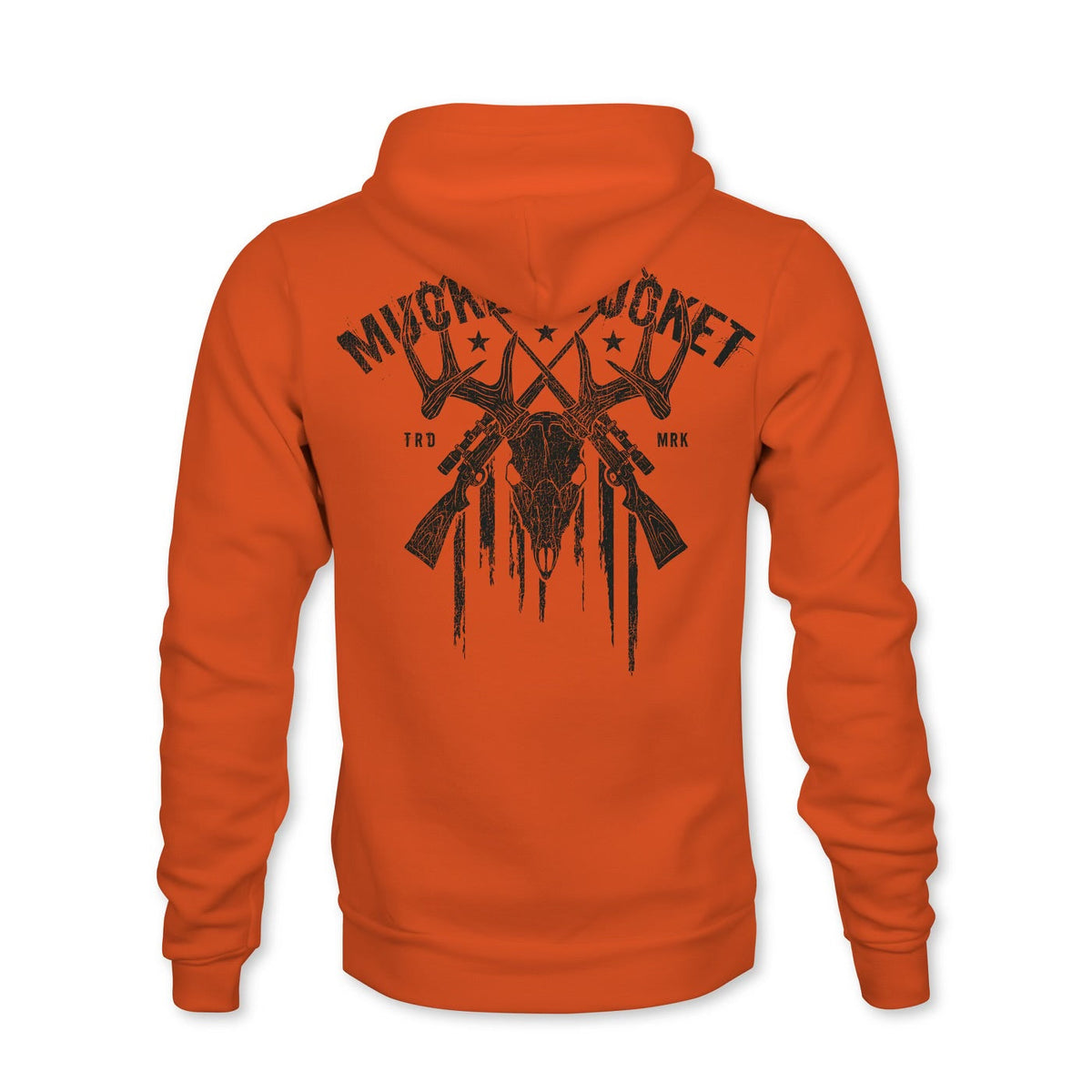 Mucker Bucket Monster Buck Hunter Orange Premium Hoodie