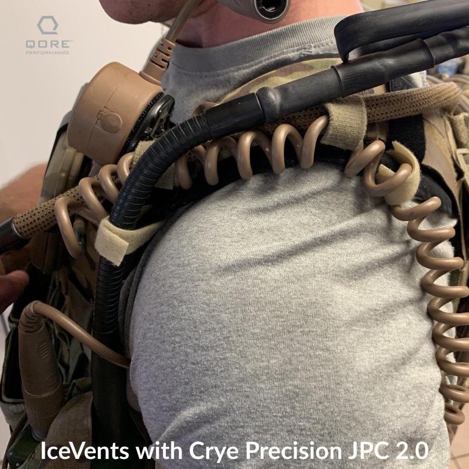 ICEVENTS® Plate Carrier Shoulder Pads - Aero [Minimalist/Lighter Loads] (PowerMesh backing)