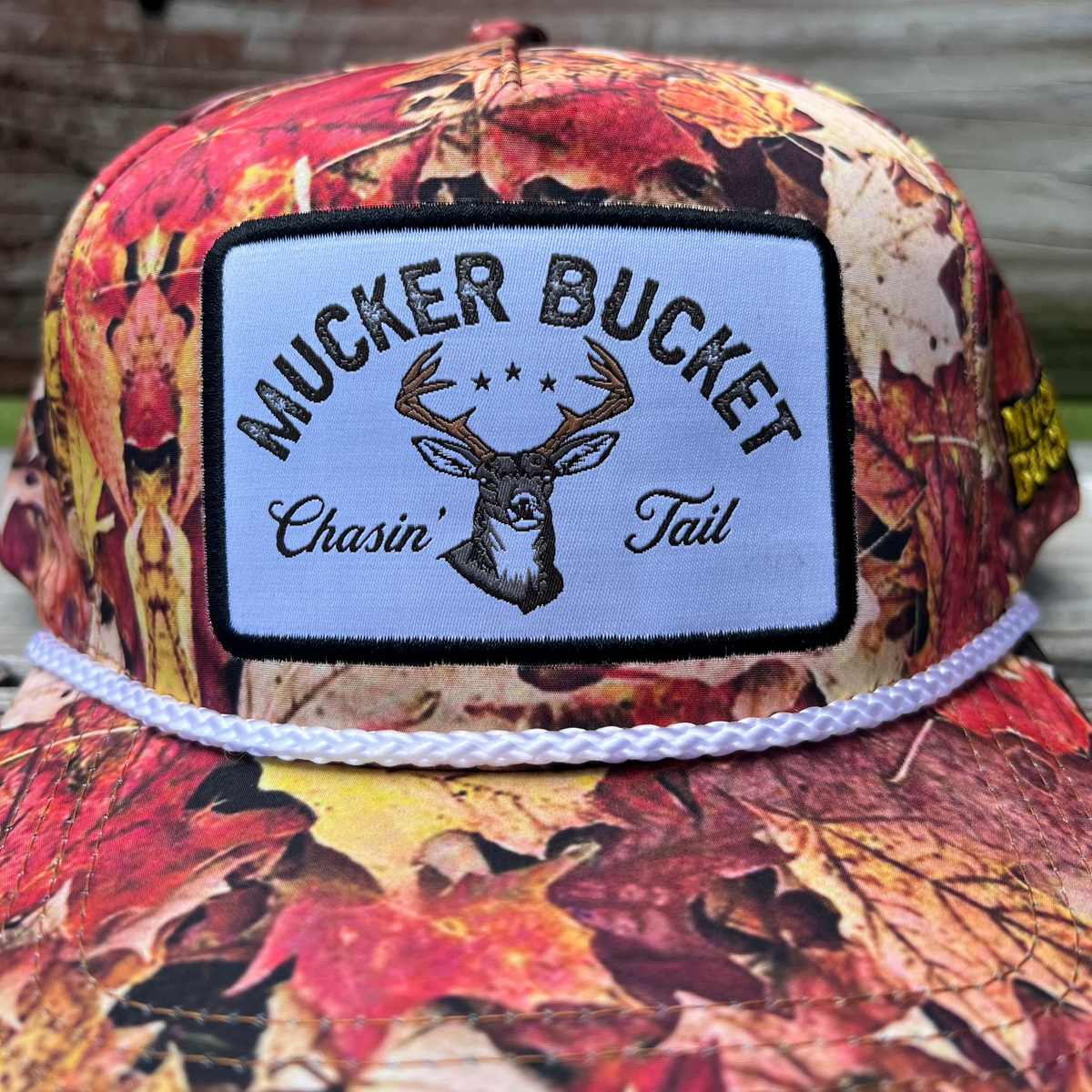 "Chasin' Tail" Fall Camo Bucket