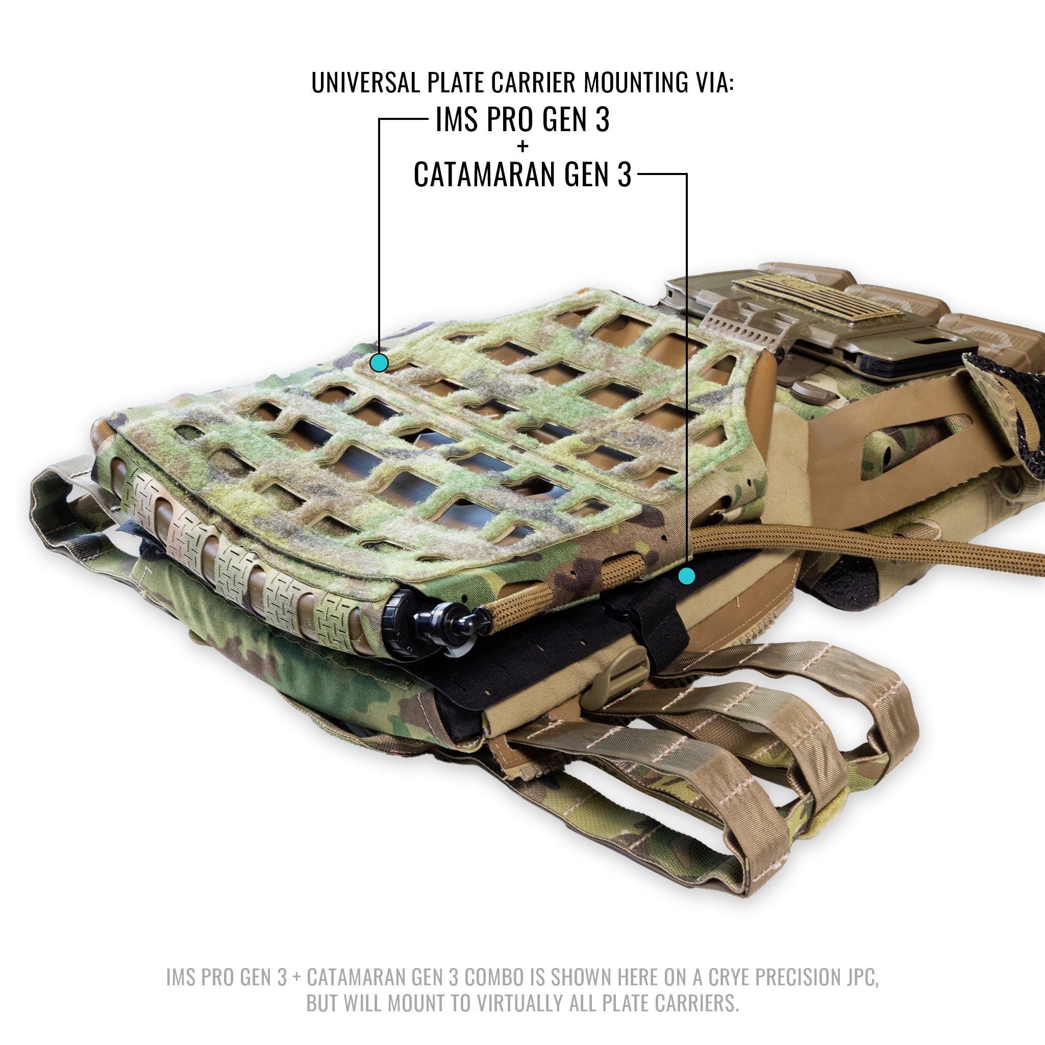 IMS Pro Gen 3 Combo (Internal/External MOLLE Plate Carrier Hydration Pack)