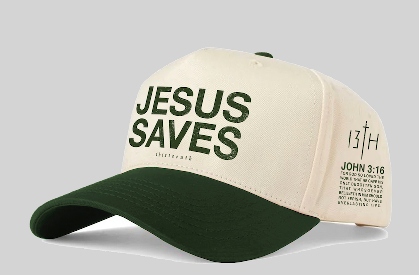Jesus Saves Ivory Snapback