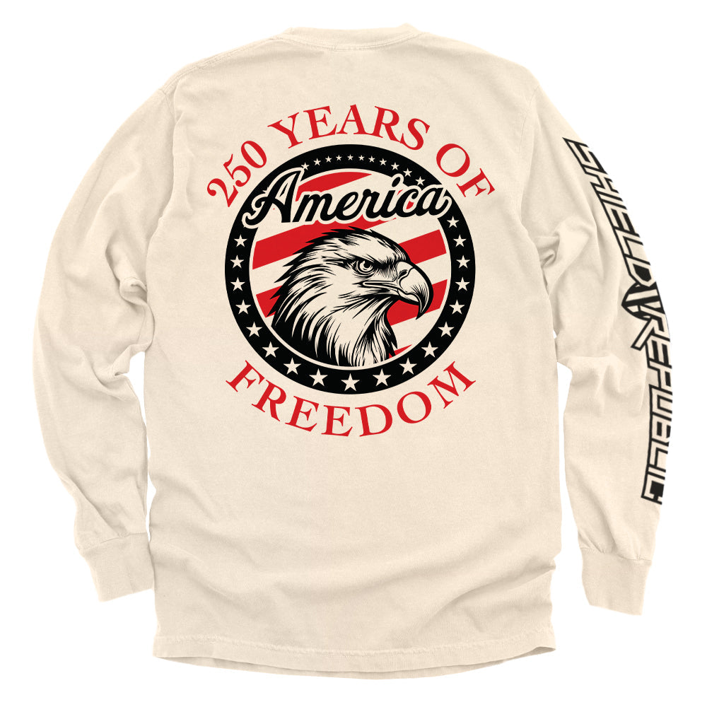 Shield Republic 250 Years Of Freedom Eagle Circle