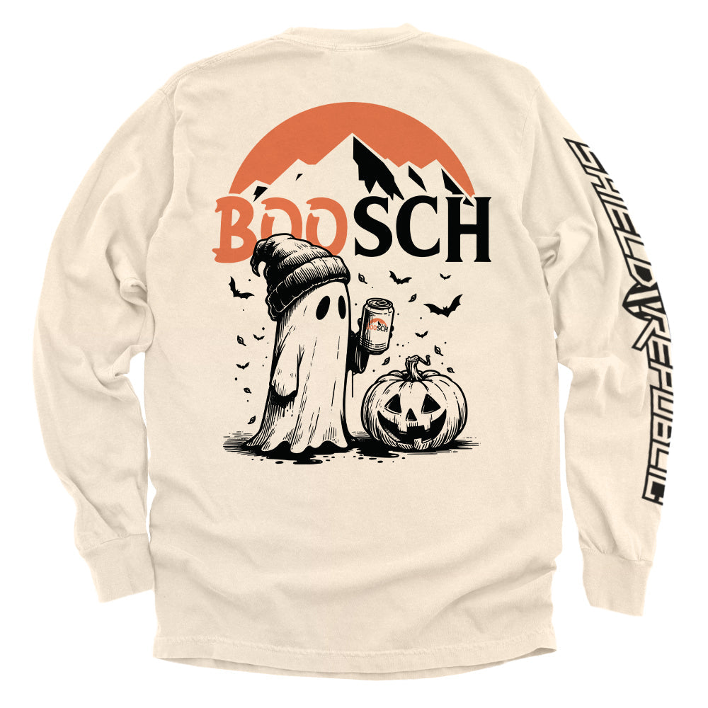 Shield Republic Boosch Beer Ghost | Funny Halloween Graphic T-Shirt & Apparel